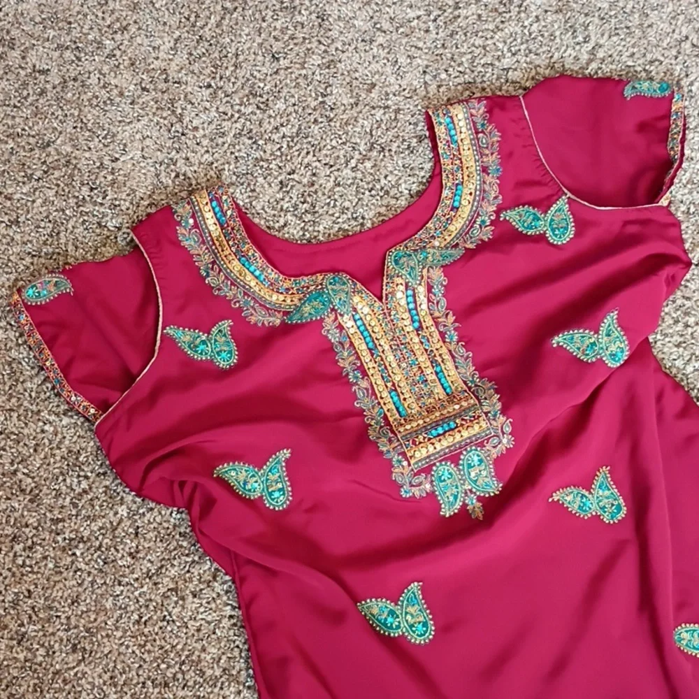 Women's Embroidered Salwar Set - Picture 7 of 15